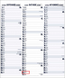 Preview: 3-MONATSPLANER - BÜROPLANER - OFFICE PLANER